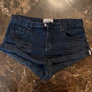 ONE TEASPOON BANDIT SHORTS size 25